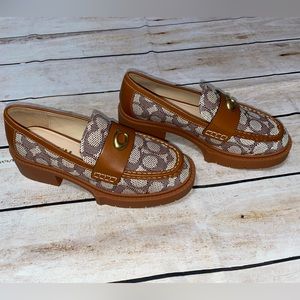 COACH Leah Loafer In Signature Jacquard